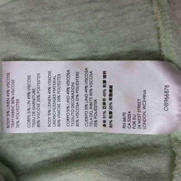 Free People Keep it Casual Linen Blend Oversized T-Shirt - Picture 9 of 9